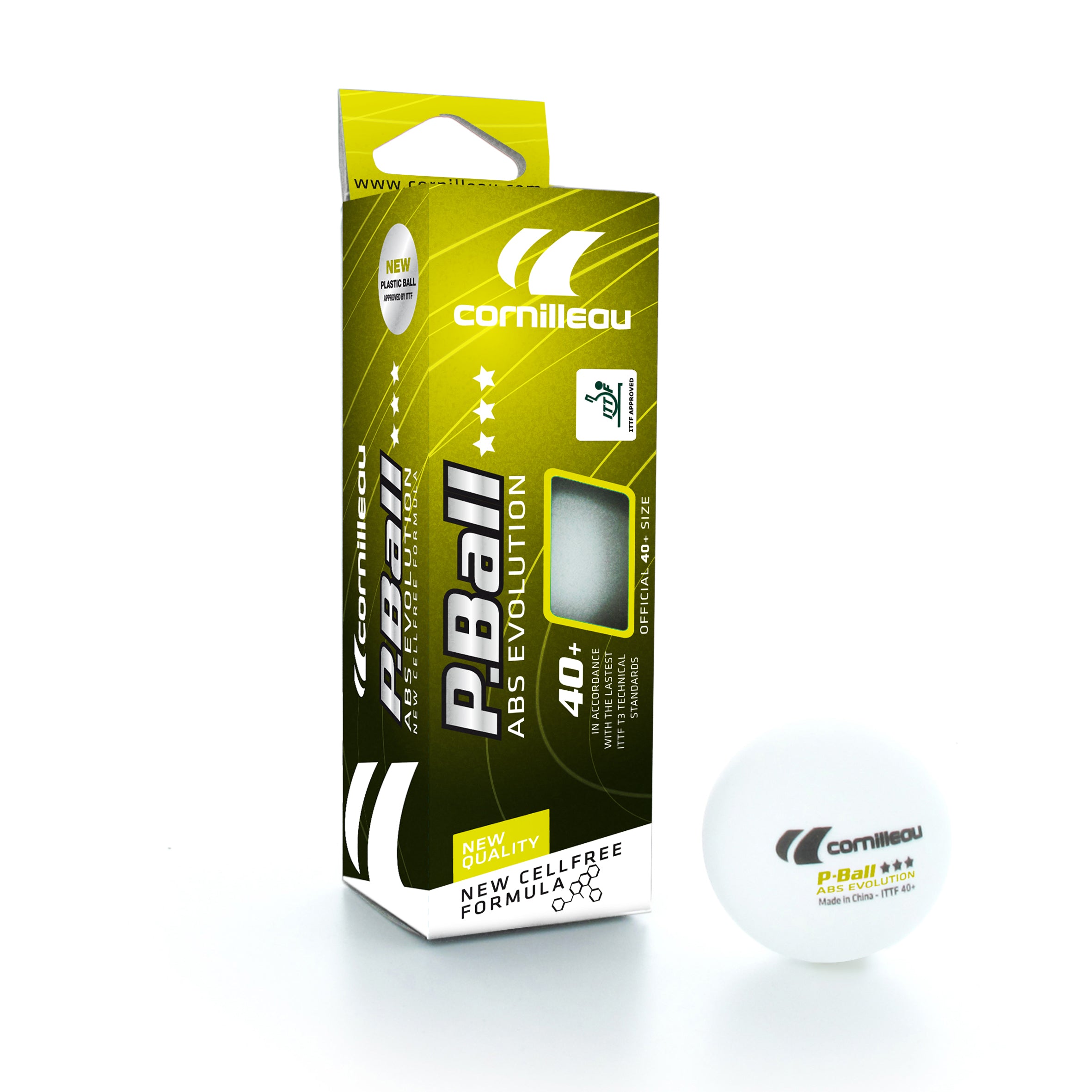 Mingi Cornilleau ABS EVOLUTION 3*** ITTF x3 Mingi Cornilleau ABS EVOLUTION 3*** ITTF x3