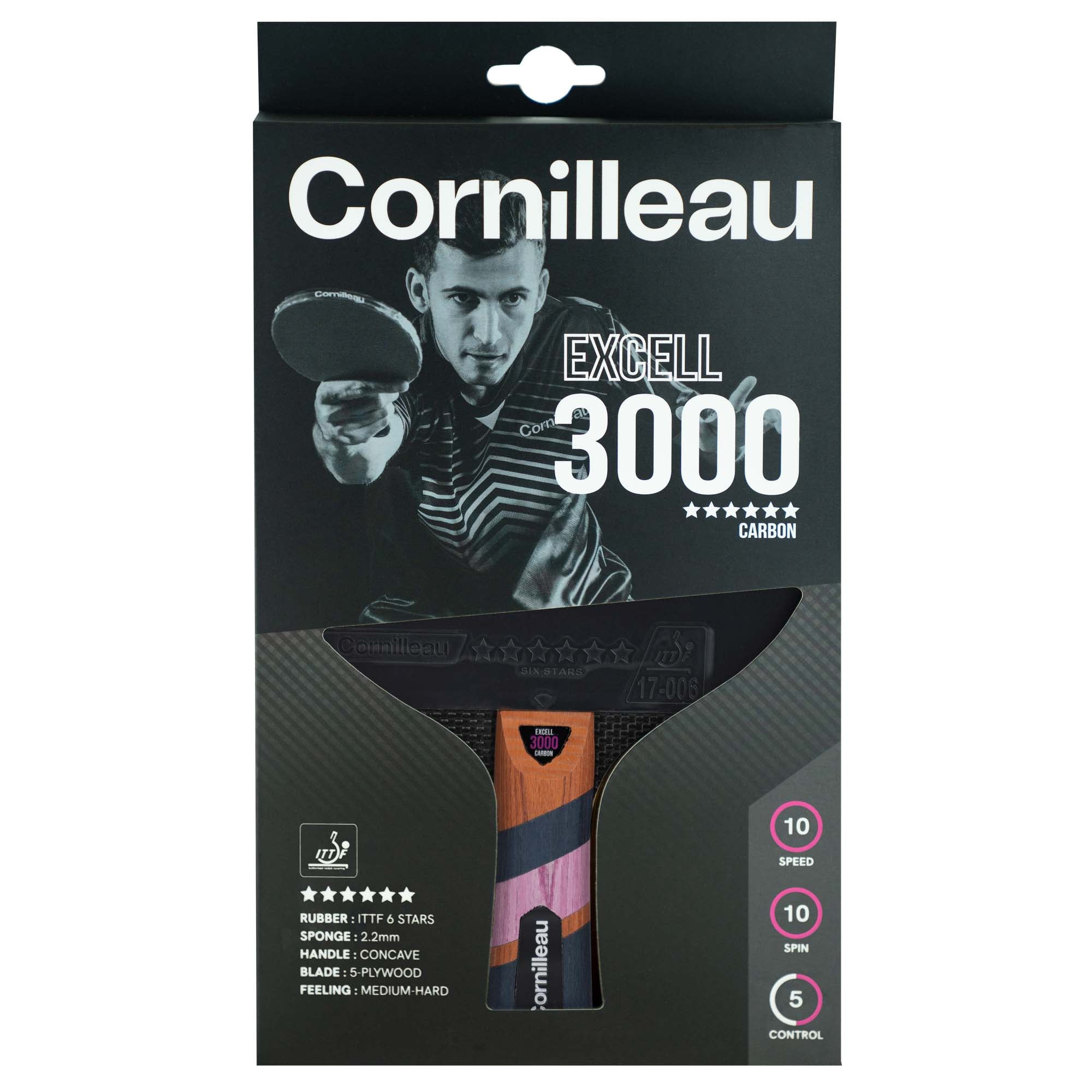 Paleta Cornilleau Excel 3000 Carbon