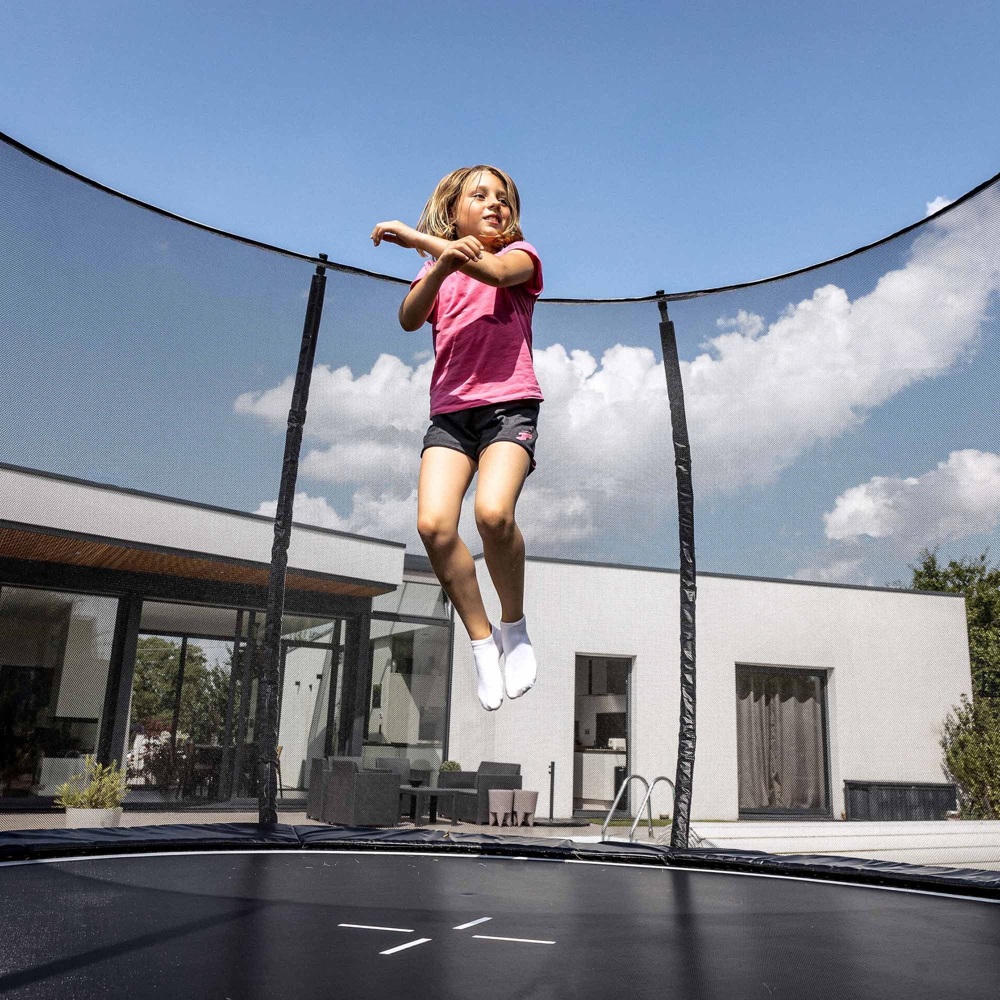 Trambulina Cornilleau Springare, fara arcuri 10FT, 305 cm, scara inclusa